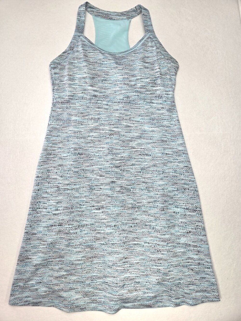 MPG Mondetta Women’s Medium Blue Aqua Racerback Athletic Travel Dress